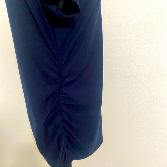 Time and Tru “Mama Vibes” Maternity Shirt Navy Cinched Sides Size Various - Picture 4 of 7